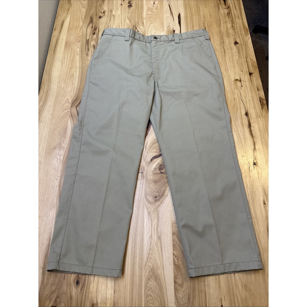 Carhartt B290 Men's Brown Twill Work Relaxed Fit Work Pants Size 42x30 READ